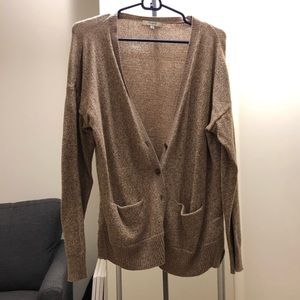 Madewell Beige Oversized Cardigan